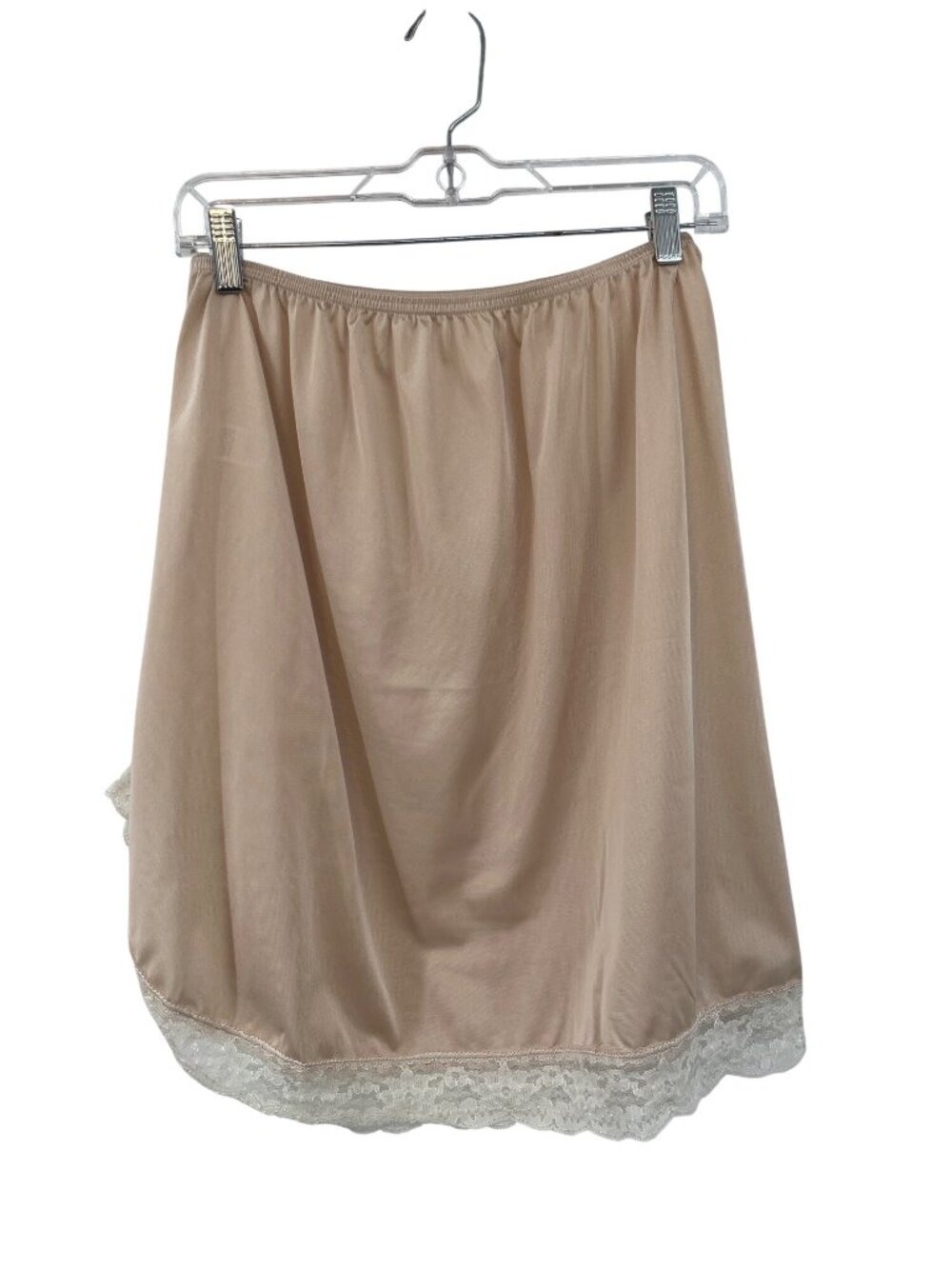 Vanity Fair Half Slip 20” L 42 Nylon Used Nude Cream